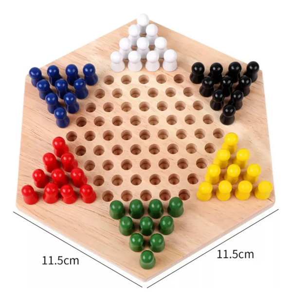 DAMAS CHINAS DE MADERA - CHECKERS GAME