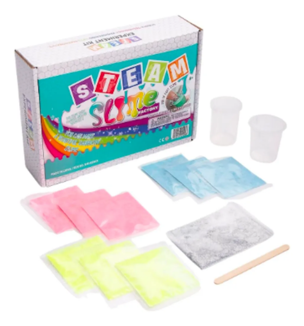 KIT SLIME ARCOÍRIS - STEAM SLIME