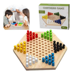 DAMAS CHINAS DE MADERA - CHECKERS GAME