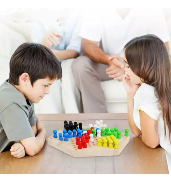 DAMAS CHINAS DE MADERA - CHECKERS GAME