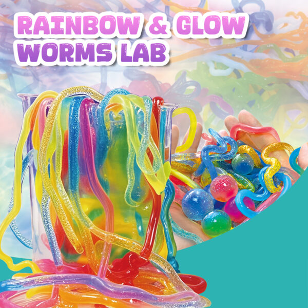 JUEGO SENSORIAL - RAINBOW WORMS AND BEADS