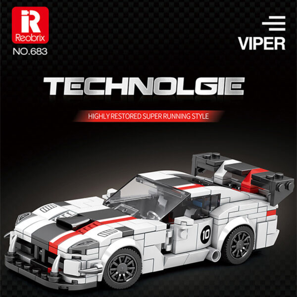 REOBRIX 683 DODGE BLANCO VIPER - 379 PIEZAS