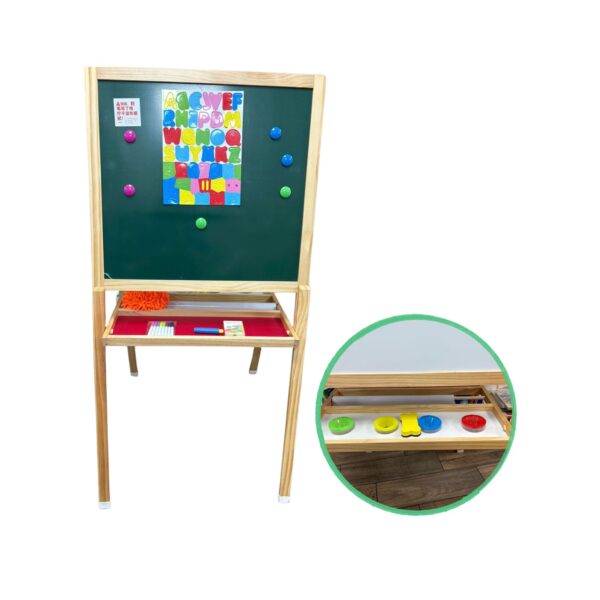 CABALLETE DOBLE LADO AJUSTABLE DE LA MADERA