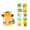 LIBRO CON TITERE JUNGLA - HAND PUPPET CLOTH BOOK JUNGLE ADVENTURE