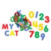 LETRAS Y NUMEROS TRANSPARENTES 66 PCS - TRANSPARENT LETTERS AND NUMBERS 66 PCS