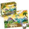 WT0974-TY-579681-1 ROMPECABEZAS DINOSAURIO 24 PIEZAS - DINOSAUR 24 PCS PUZZLE