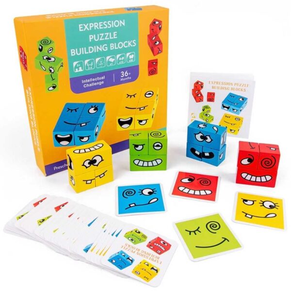 WT1066-TY594424-1 JUEGO DE EMOCIONES - EXPRESSION PUZZLE