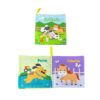 LIBROS DE TELA PARA BEBE (6 UN)