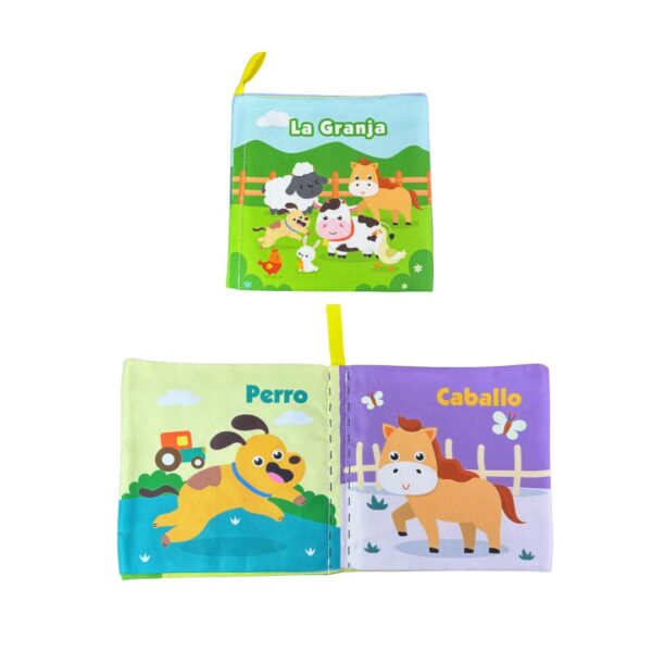 LIBROS DE TELA PARA BEBE (6 UN)
