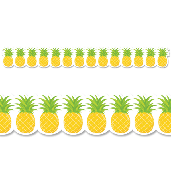 PINEAPPLES BORDER PALM PARADISE