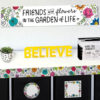 DOODLY BLOOMS BRIGHT BLOOMS EZ BORDER