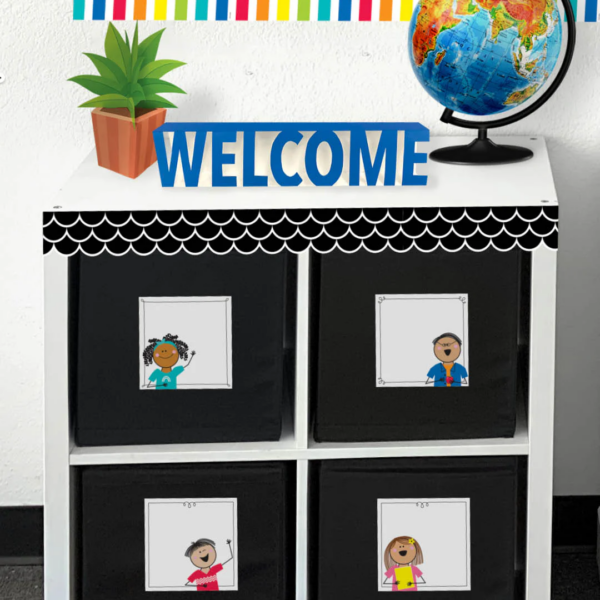 STICKER KIDS 6 DESIGNER CUT OUTS