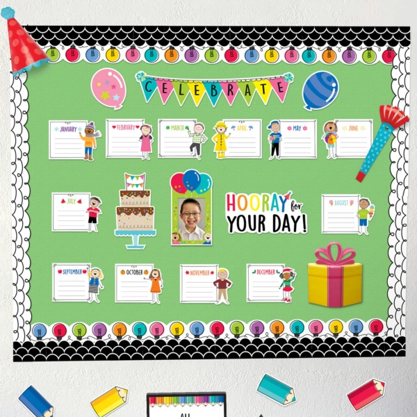 HAPPY BIRTHDAY  MINI BULLETIN BOARD