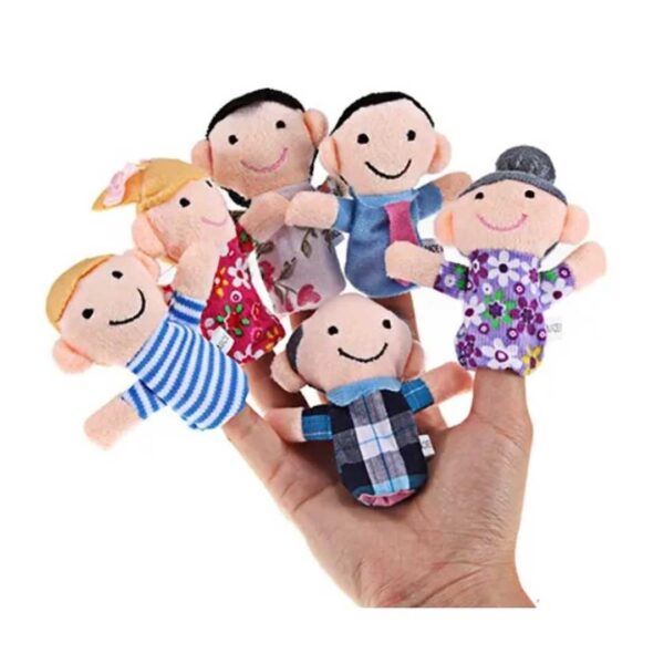 TITERES DE DEDO FAMILIA. 6 UN