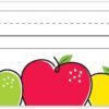 DOODLE APPLES  NAME PLATE