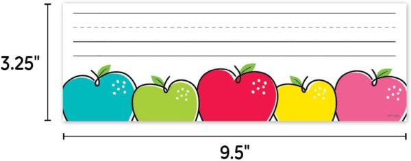 DOODLE APPLES  NAME PLATE