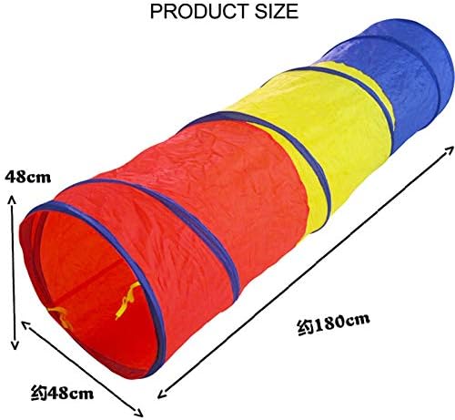 TUNEL DIDÁCTICO RECREATIVO 1.80 MTS DE LARGO Y 46 CMS DIAMTERO