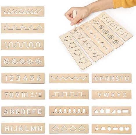 STENCILS DE MADERA 20 X 5 CMS.