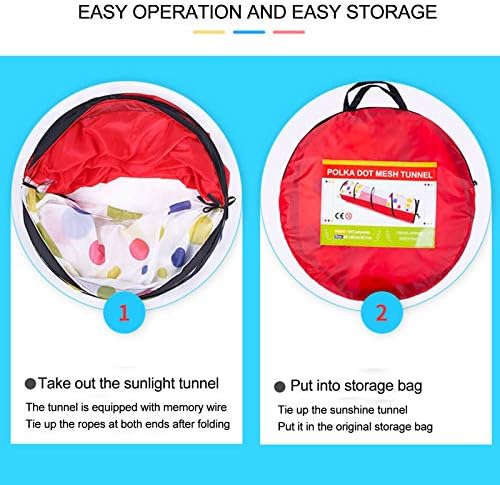 TUNEL DIDÁCTICO RECREATIVO 1.80 MTS DE LARGO Y 46 CMS DIAMTERO