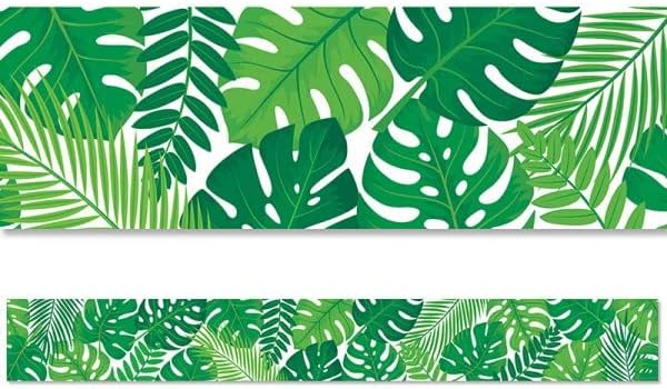 TROPICAL LEAVES BORDER