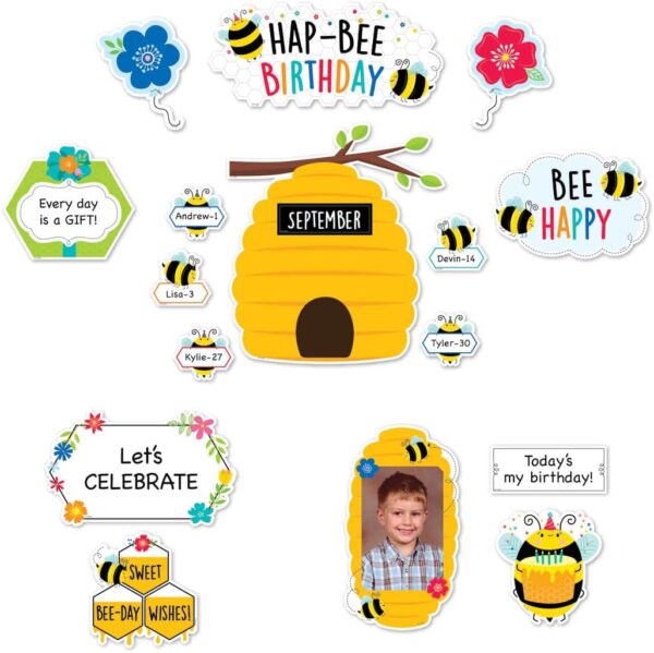 BIRTHDAY BEES  MINI BULLETIN BOARD