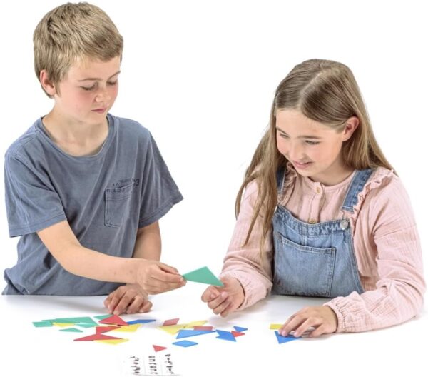 TANGRAMA DE MADERA 28 PIEZAS