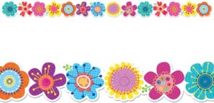 SPRINGTIME BLOOMS BORDER