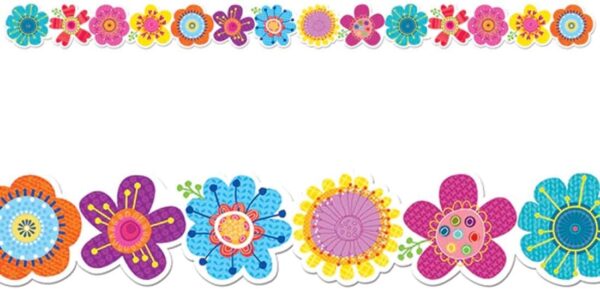 SPRINGTIME BLOOMS BORDER