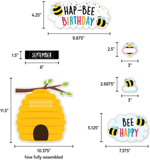 BIRTHDAY BEES  MINI BULLETIN BOARD