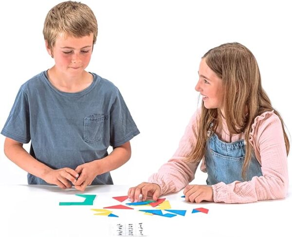 TANGRAMA DE MADERA 28 PIEZAS