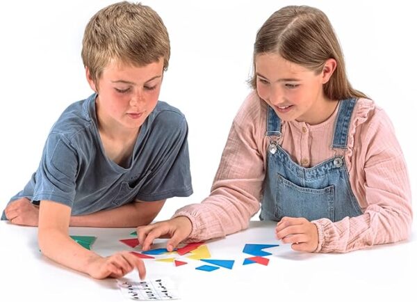 TANGRAMA DE MADERA 28 PIEZAS