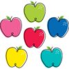 DOODLE APPLES  CORE DECOR 6 DESIGNER CUT OUTS