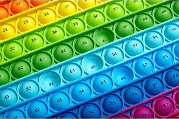 TABLERO SENSORIAL DE 100 - HUNDRED BOARD SENSORY BUBBLE POPPER