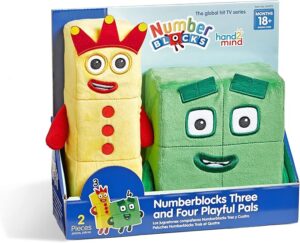 PELUCHE 3 Y 4 - NUMBERBLOCKS 3 AND 4 PLUSH