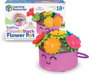 FLORES PARA CONTAR - COUNT AND STACK FLOWER POT