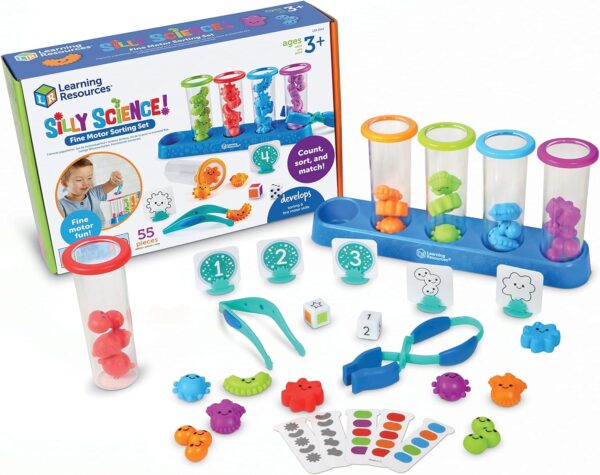 SET DE CLASIFICACION Y MOTRICIDAD - SILLY SCIENCE SORTING SET