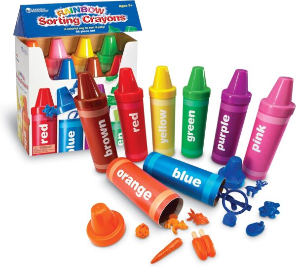 CRAYONES PARA CLASIFICACION - RAINBOW SORTING CRAYONS