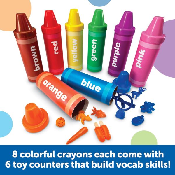 CRAYONES PARA CLASIFICACION - RAINBOW SORTING CRAYONS