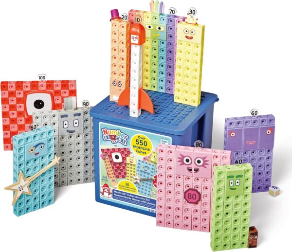 SET DE ACTIVIDADES MATEMATICAS CON NUMBERBLOCKS - Heroes with Zeroes