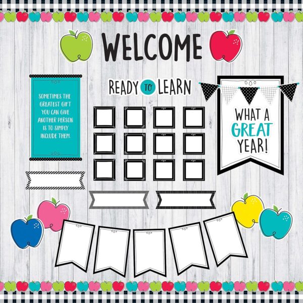 DOODLE APPLES  CORE DECOR 6 DESIGNER CUT OUTS