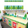 CTP-10523-Patterned-Pine-Tree-Ez-Border PATTERNED PINE TREES BORDER