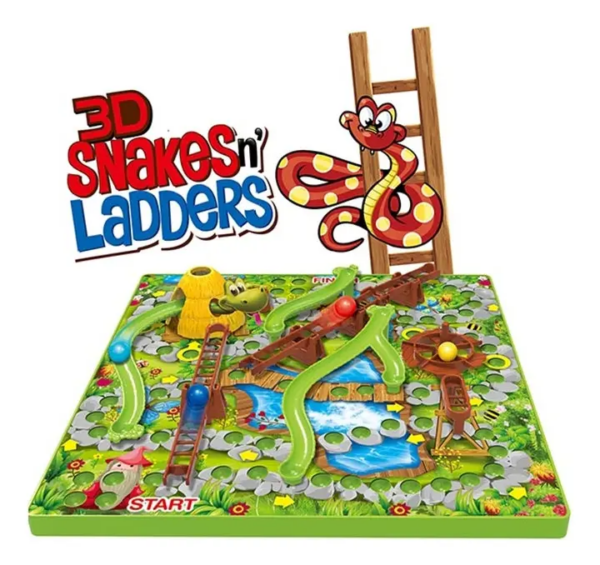 SERPIENTES Y ESCALERAS - 3D SNAKES N LADDERS