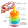 TORRE DE APILAR PARA BEBE 20 CMS ALTO - RAINBOW TOWER