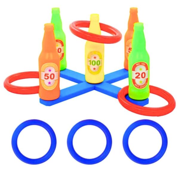 TIRO A LAS BOTELLAS - RING TOSS GAME SET