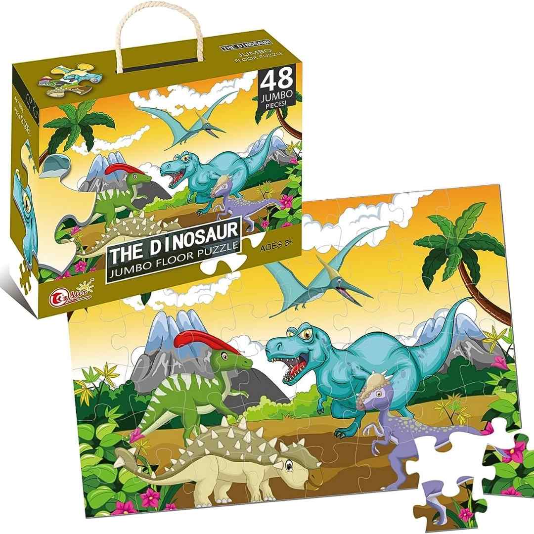 ROMPECABEZA DINOSAURIOS 48 PCS – THE DINOSAUR