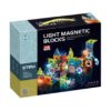SET DE MAGNETICO CON LUZ 75 PZ -  LIGHT MAGNETIC BLOCKS