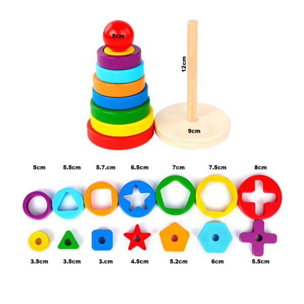 TORRE GEOMÉTRICA APILABLE DIDÁCTICA