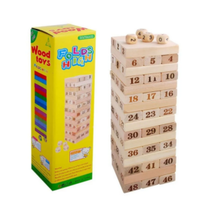 JENGA DE NÚMEROS 54 PIEZAS