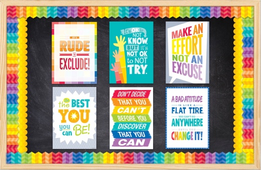 RAINBOW HERRINGBONE BORDER