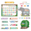 JUNGLE FRIENDS  CALENDAR SET BULLETIN BOARD